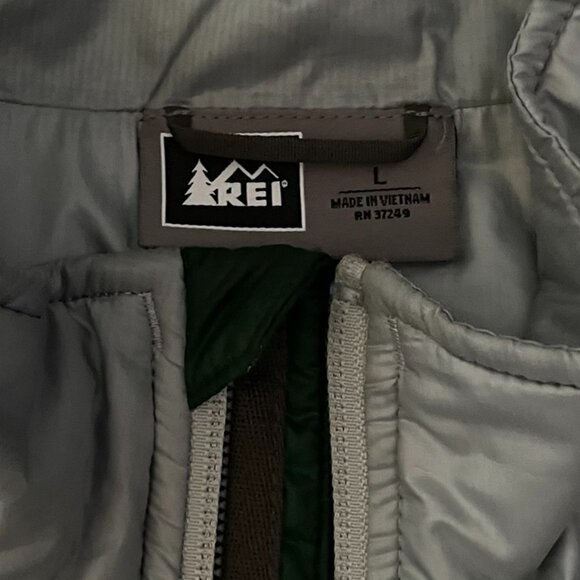 Men's L REI 2-tone packable vest - Picture 3 of 7